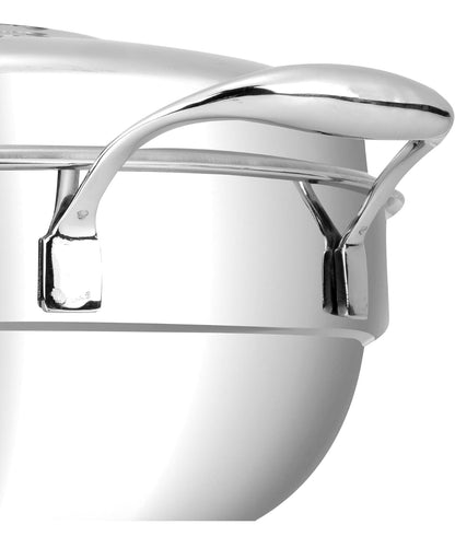 Vinod Platinum Triply Stainless Steel Multi kadai- Idli, Dhokla, Patra, Momo, Modak, steamer