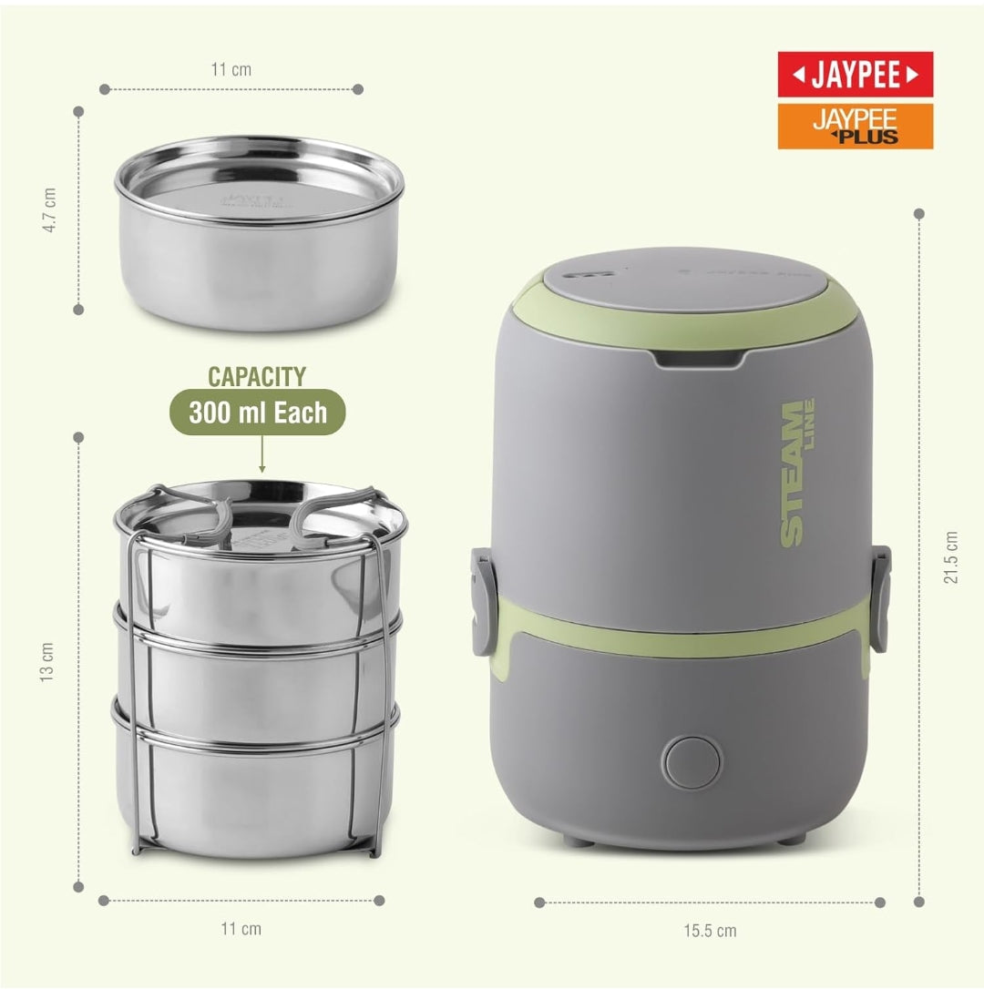 Jaypee Plus Steam Line Electric Lunch Box