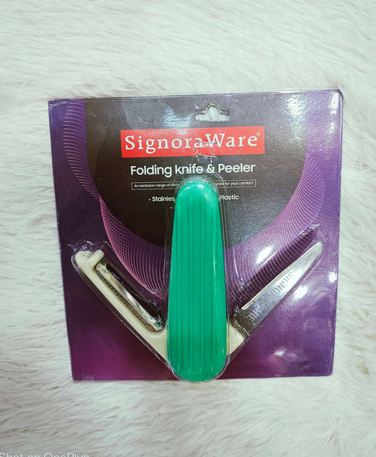 Signoraware folding knife and peeler