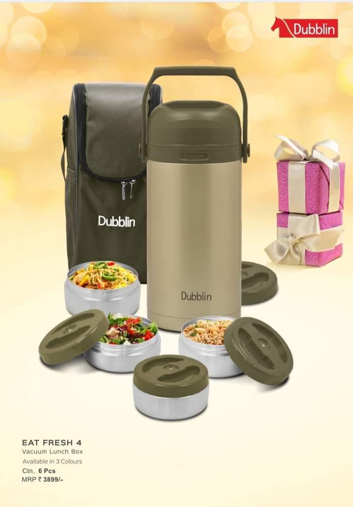 Dubblin Eat Fresh 4 vaccum lunch box